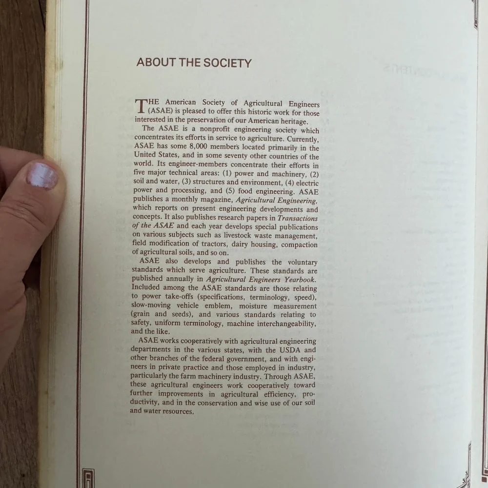 Rural America A Century Ago Industrial Art Printed‎ 1976 paperback book